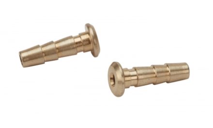 Atredo – Hydraulisk nippel – Til Hayes/Tektro – 2.5mm – Messing – 2 stk.