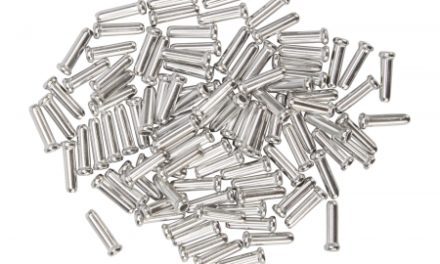 Atredo – Kabelender til gear/bremsewire – Sølv – 100 stk.