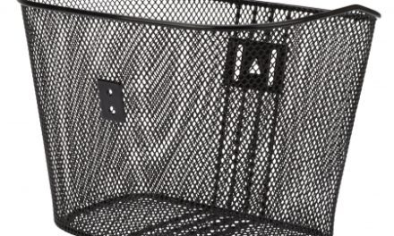 Atredo – Kurv  – Net – Sort til front – Med stiver og beslag