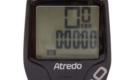 Atredo – M10- Cykelcomputer med 10 funktioner – Trådløs – Sort