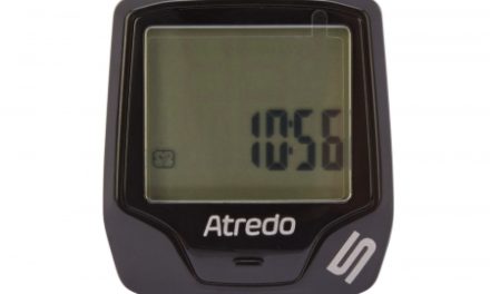 Atredo – M5 – Cykelcomputer med 5 funktioner og ledning – Sort