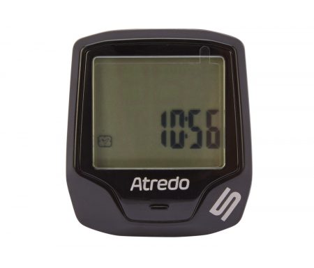 Atredo – M5 – Cykelcomputer med 5 funktioner og ledning – Sort