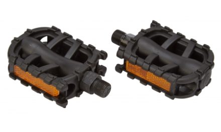 Atredo – Pedal –  Børne – 9/16" – Sort plast