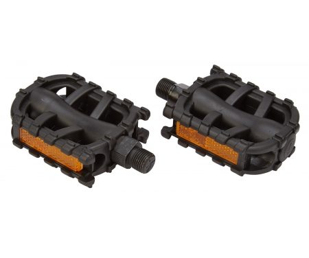 Atredo – Pedal –  Børne – 9/16" – Sort plast