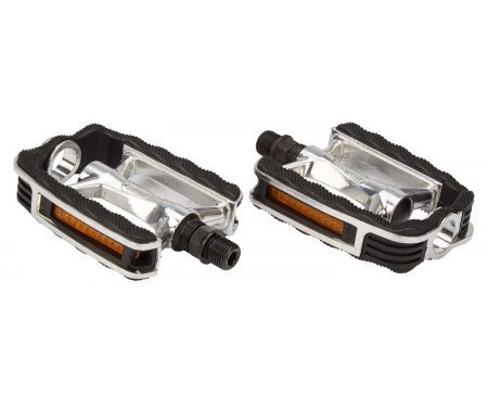Atredo – Pedal – Sport – 9/16" – Aluminium sølv/sort