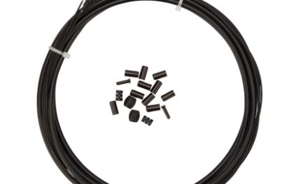 Atredo – Premium Kevlar/Teflon Bremsekabel – 5 mm – Sort – Sæt til for og bag