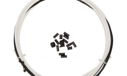 Atredo – Premium Kevlar/Teflon Gearkabel – 4 mm – Hvid – Sæt til for og bag