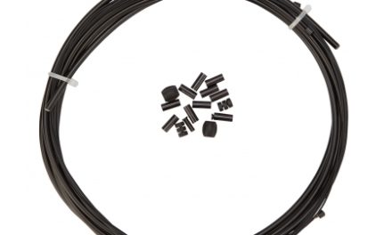 Atredo – Premium Kevlar/Teflon Gearkabel – 4 mm – Sort – Sæt til for og bag