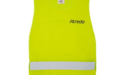 Atredo – Refleksvest til børn 2-6 år – Gul med refleks