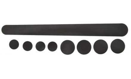 Atredo – Stelbeskytter – Sæt med 9 stk – Sort