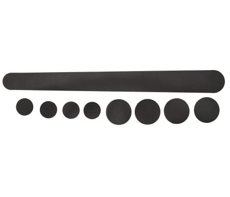 Atredo – Stelbeskytter – Sæt med 9 stk – Sort
