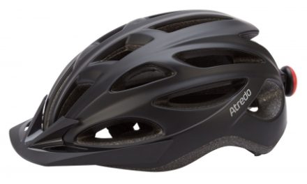 Atredo Urban Light – Cykelhjelm – Med LED Lys – Matsort