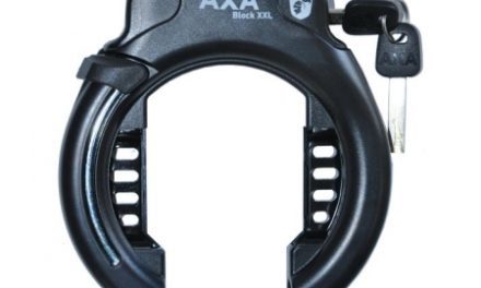 AXA – Block XXL – Ringlås u/bolte – Sort – Ekstra bred