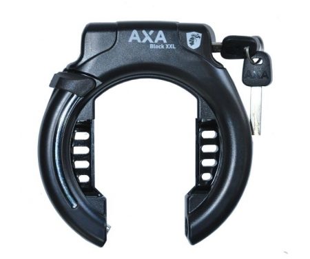 AXA – Block XXL – Ringlås u/bolte – Sort – Ekstra bred