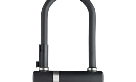 AXA Newton Pro 190 – Bøjlelås med 3 nøgler og beslag – Sort – 190 mm