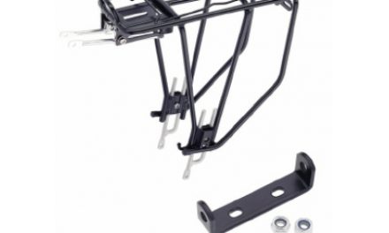 Bagagebærer 26-28" Touring i Aluminium med klap Sort