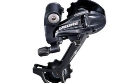 Bagskifter Shimano Deore 3 x 9 gear Sort