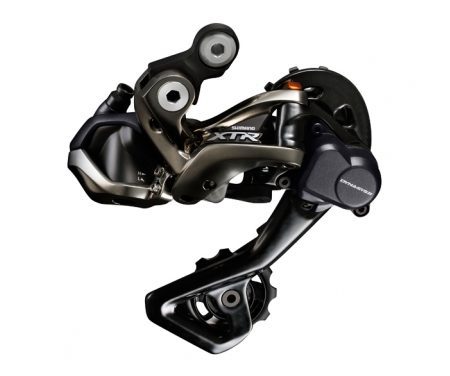 Bagskifter Shimano XTR Shadow RD+ 11 gear Sort Di2 med kort arm