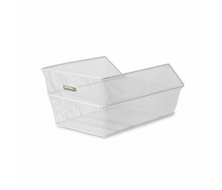 Basil Cento – Cykelkurv til bag – Hvid