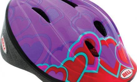 Bell Bellino – Cykelhjelm – Lilla/Røde hjerter