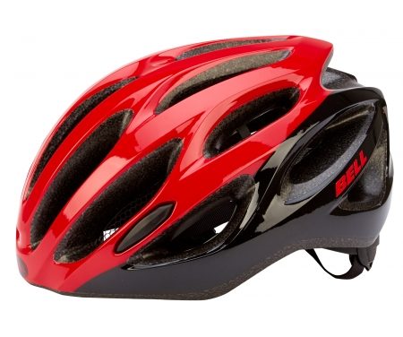 Bell Draft cykelhjelm  – Str. 54-61 cm – Rød/sort