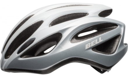 Bell Draft – Cykelhjelm  – Str. 54-61 cm – Sølv/hvid
