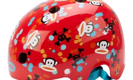 Bell Segment Junior cykel- og skaterhjelm – Rød PF Paintball