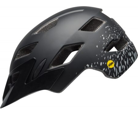 Bell Sidetrack Junior Mips – Cykelhjelm – Str. 50-57 cm – Sort/Sølv