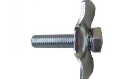 Beslag med bolt til støtteben