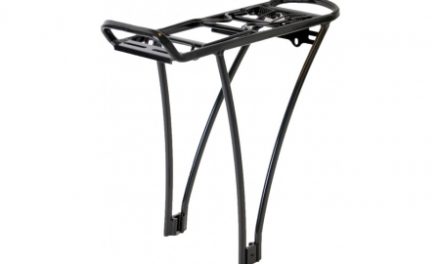 Bike Attitude – Bagagebærer – 26/700c – Alu sort med klap – Rustfrit tilbehør