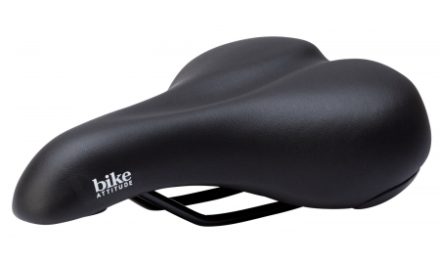 Bike Attitude – Cykelsadel – City/Sport – Dame – Sort