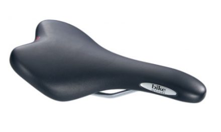 Bike Attitude – Cykelsadel – City / Sport – Herre Gel – Sort