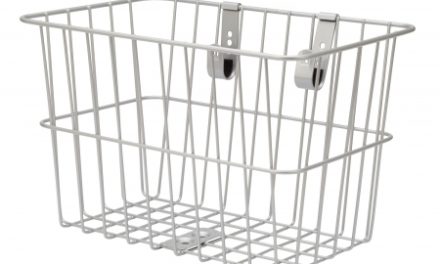 Bike Attitude – Frontkurv til fastmontering – Sølv – Inkl. kroge og stivere – Lille