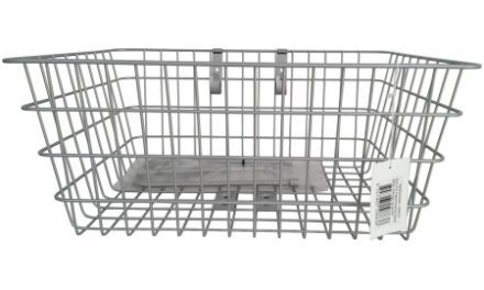Bike Attitude – Frontkurv til fastmontering – Sølv – Inkl. kroge og stivere – Stor