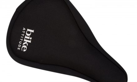 Bike Attitude – Sadelovertræk i gel – Sort