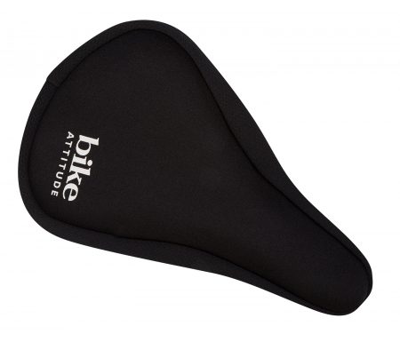 Bike Attitude – Sadelovertræk i gel – Sort