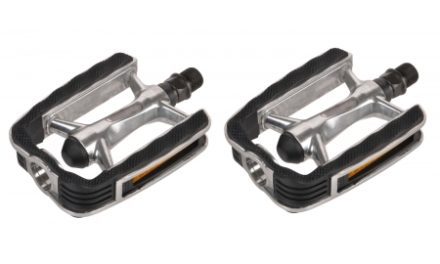 Bike Attitude – Sport pedal – 9/16" – Aluminium sølv/sort