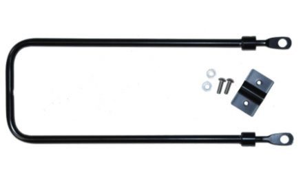 Bikepartner – Kurvebøjle til frontkurv – Justerbar – 330-530mm – 24-28" – Sort