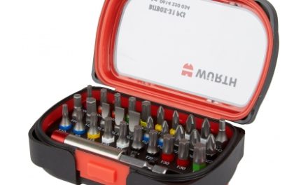 Bitsboks Würth med 30 assorterede bits og 1 bitsholder