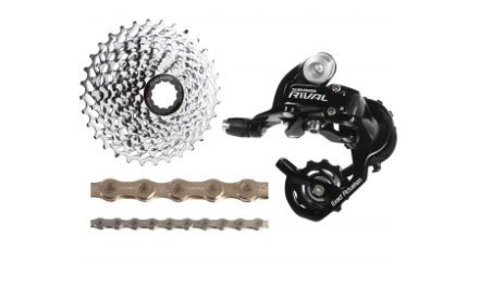 Bjergkit Sram Rival Wifli med kassette og kæde