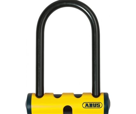 Bøjlelås Abus 40 U-mini gul 14 mm bøjle i hærdet specialstål