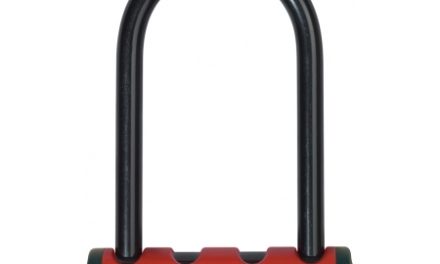 Bøjlelås Abus 40 U-mini rød 14 mm bøjle i hærdet specialstål