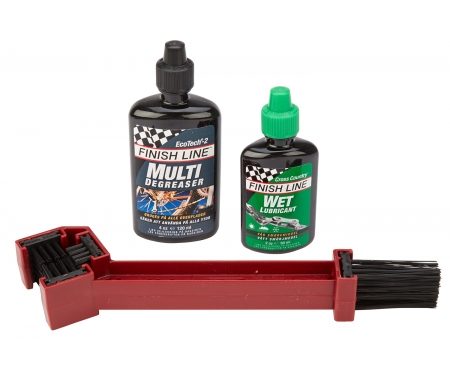 Børste kit Finish Line Grunge Brush med degreaser og olie