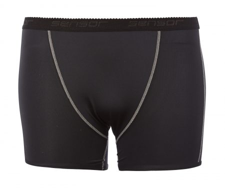 Boxer shorts til damer – Sensor Coolmax Fresh – Sort