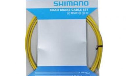 Bremsekabel sæt PTFE gul til Racer/Sportscykler