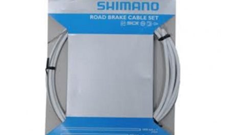 Bremsekabel sæt PTFE hvid til Racer/Sportscykler