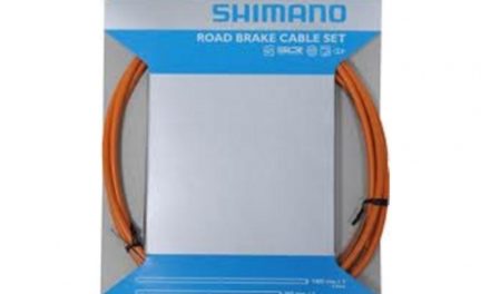 Bremsekabel sæt PTFE orange til Racer/Sportscykler