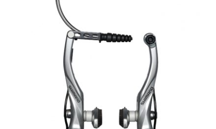 Bremseklo Shimano Alivio V-bremse til for med udskiftelig bremsegummi