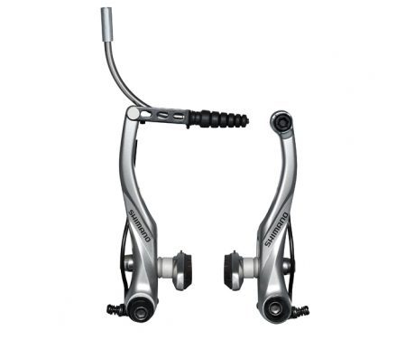 Bremseklo Shimano Alivio V-bremse til for med udskiftelig bremsegummi