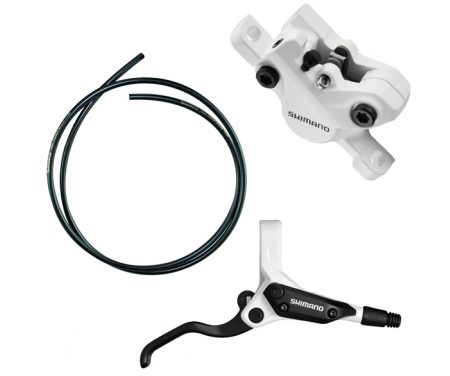 Bremsesæt Shimano M396 Hvid Hydraulisk komplet til front